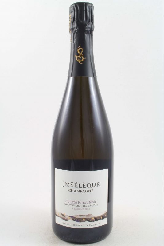 Jean Marc Sélèque - Champagne Premier Cru Soliste Pinot Noir Les Gayeres Millesimé 2015 Ml. 750 - Divine Golosità Toscane