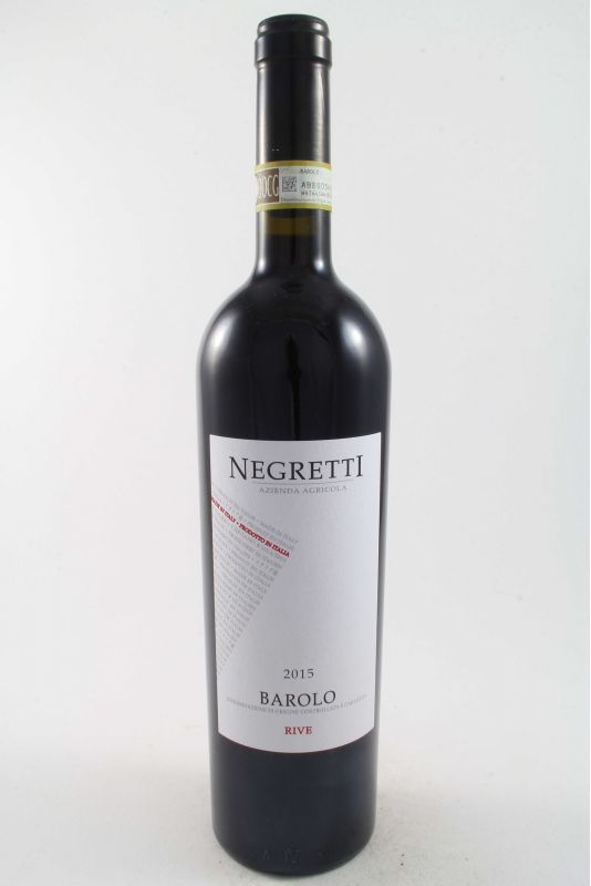 Negretti - Barolo Rive 2015 Ml. 750 Divine Golosità Toscane