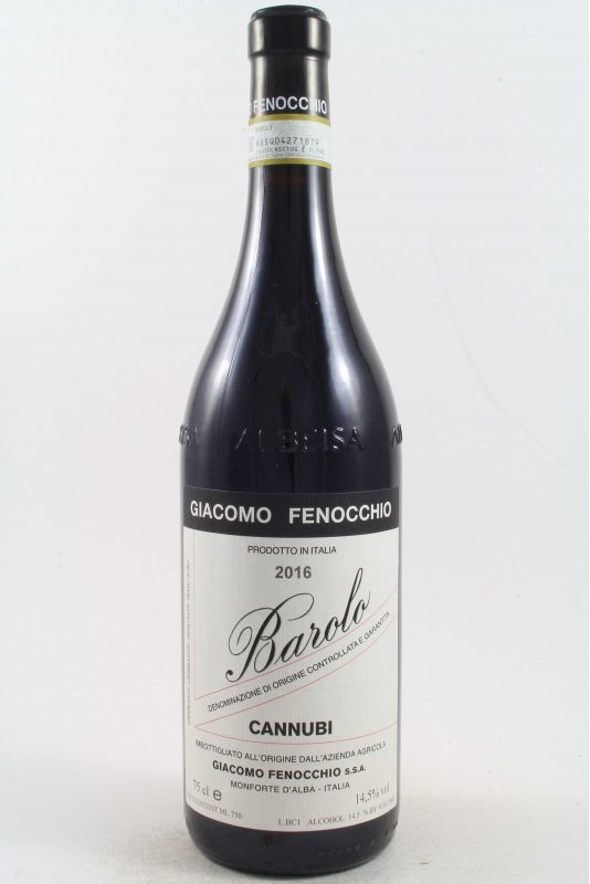 Giacomo Fenocchio - Barolo Cannubi 2016 Ml. 750 - Divine Golosità Toscane