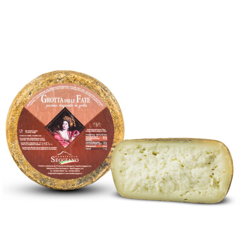 Pecorino Grotta Delle Fate In Grotta Stagionato Di Seggiano Monte Amiata Gr. 250 - Divine Golosità Toscane