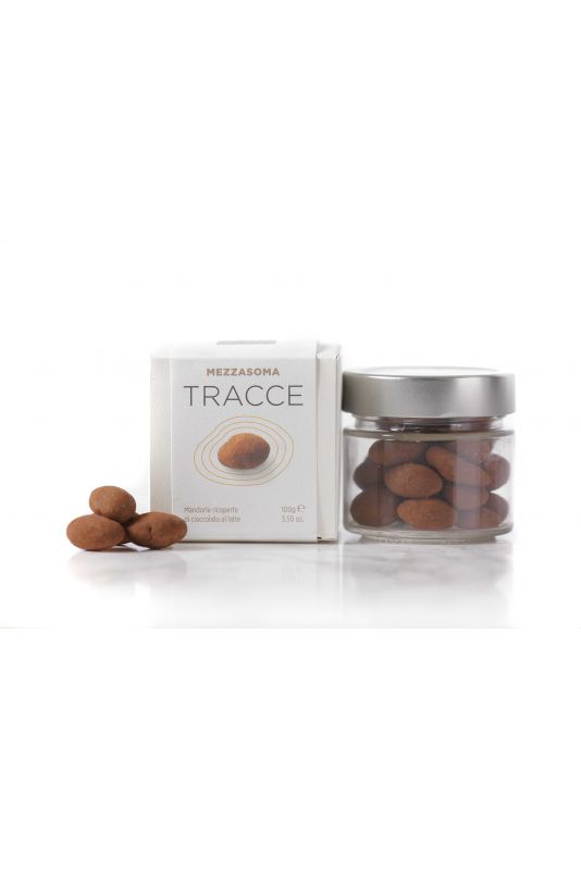 Bonci Mezzasoma Tracce Mandorle Ricoperte Di Cioccolato Al Latte Gr. 100 Divine Golosità Toscane Bonci Mezzasoma Tracce Mandorle Ricoperte Di Cioccolato Al Latte Gr. 100 Divine Golosità Toscane