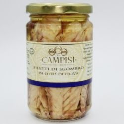 Campisi Mackerel Fillets In Olive Oil Gr. 300 - Divine Golosità Toscane