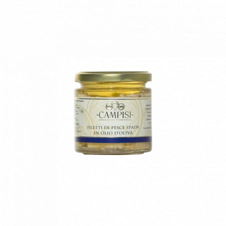 Campisi Swordfish Fillets In Olive Oil Gr. 220 - Divine Golosità Toscane