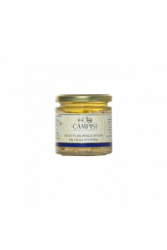 Campisi Swordfish Fillets In Olive Oil Gr. 220 - Divine Golosità Toscane Campisi Swordfish Fillets In Olive Oil Gr. 220 - Divine Golosità Toscane