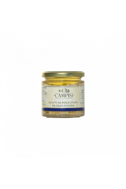 Campisi Swordfish Fillets In Olive Oil Gr. 220 - Divine Golosità Toscane