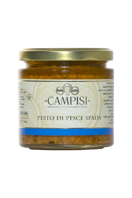 Campisi Swordfish Pesto Gr. 220 - Divine Golosità Toscane Campisi Swordfish Pesto Gr. 220 - Divine Golosità Toscane