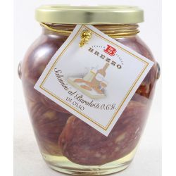 Brezzo Barolo Flavoured Small Salami In Seed Oil Gr. 290 - Divine Golosità Toscane