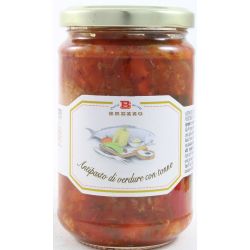 Brezzo Vegetables Starter with Tuna Gr. 290 - Divine Golosità Toscane
