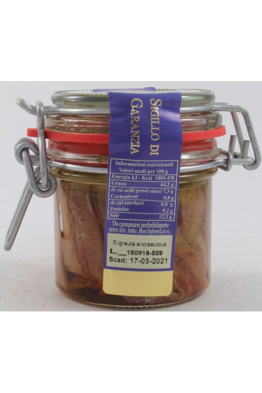 Campisi Anchovy Fillets Airtighy In Olive Oil Gr. 100 Divine Golosità Toscane