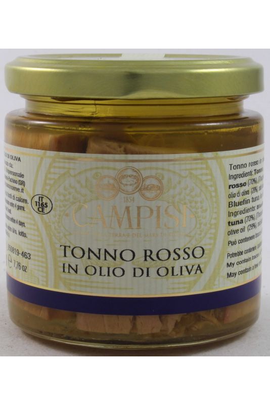 Campisi Bluefin Tuna In Olive Oil Gr. 220 Divine Golosità Toscane