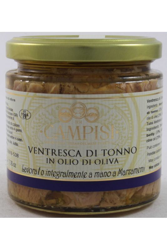 Campisi Ventresca Di Tonno In Olio D'Oliva Gr. 220 Divine Golosità Toscane
