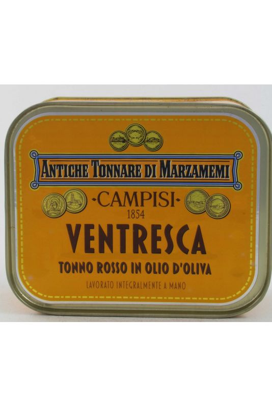 Campisi Ventresca Di Tonno Rosso In Olio D'Oliva Gr. 340 Divine Golosità Toscane