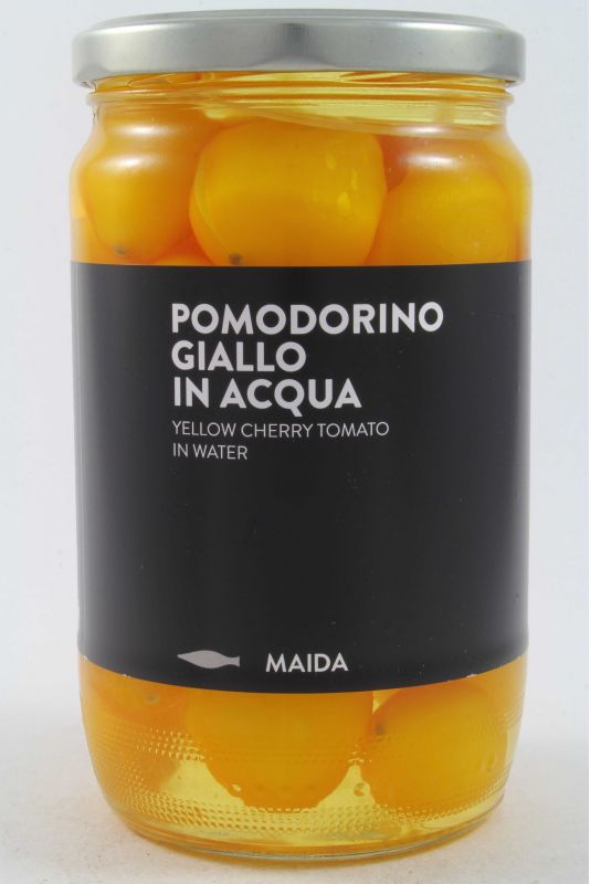Maida Yellow Cherry Tomato In Water Gr 680 Divine Golosità Toscane