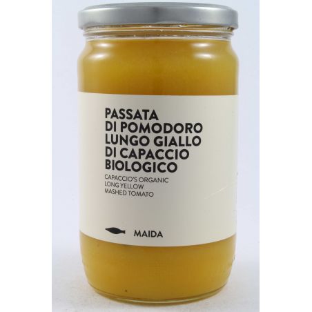 Maida Passata Di Pomodoro Lungo Giallo Di Capaccio Bio Gr 680 Divine Golosità Toscane