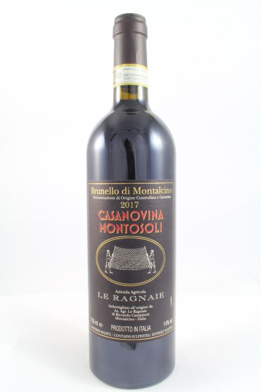 Le Ragnaie - Brunello Di Montalcino Casanovina Montosoli 2017 Ml. 750 Divine Golosità Toscane Le Ragnaie - Brunello Di Montalcino Casanovina Montosoli 2017 Ml. 750 Divine Golosità Toscane