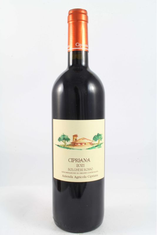 Azienda Cipriana - Bolgheri Rosso 2021 Ml. 750 Divine Golosità Toscane