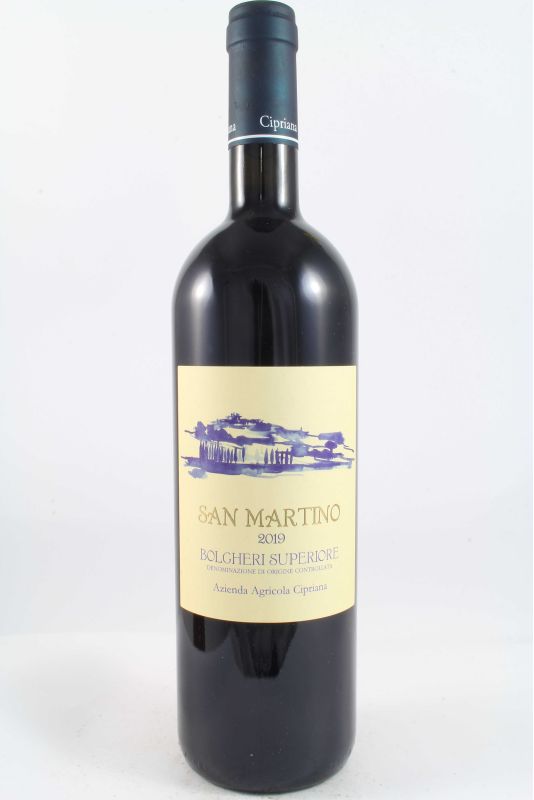 Azienda Cipriana - Bolgheri Superiore San Martino 2019 Ml. 750 Divine Golosità Toscane Azienda Cipriana - Bolgheri Superiore San Martino 2019 Ml. 750 Divine Golosità Toscane
