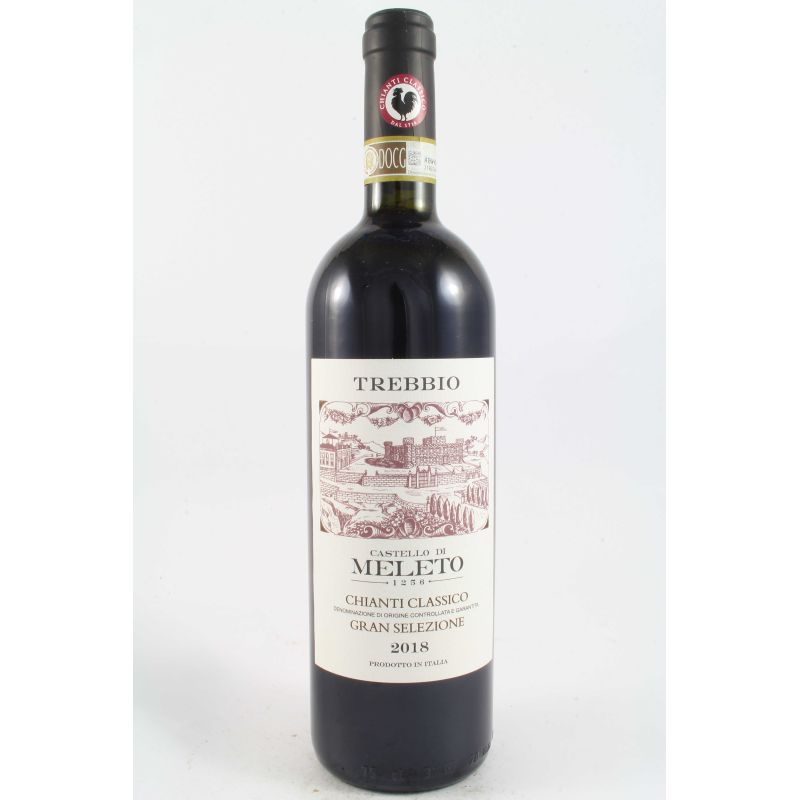 Castello Di Meleto - Chianti Classico Gran Selezione Vigna Trebbio 2018 Ml. 750 Divine Golosità Toscane