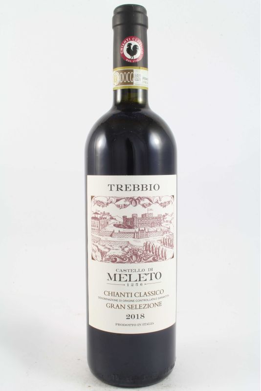 Castello Di Meleto - Chianti Classico Gran Selezione Vigna Trebbio 2018 Ml. 750 Divine Golosità Toscane