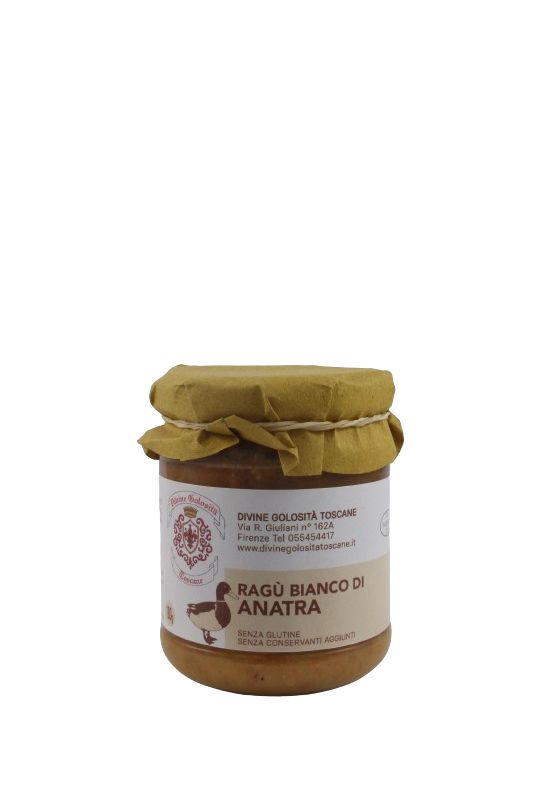 Divine Golosità Toscane Sugo All'Anatra In Bianco Gr. 180