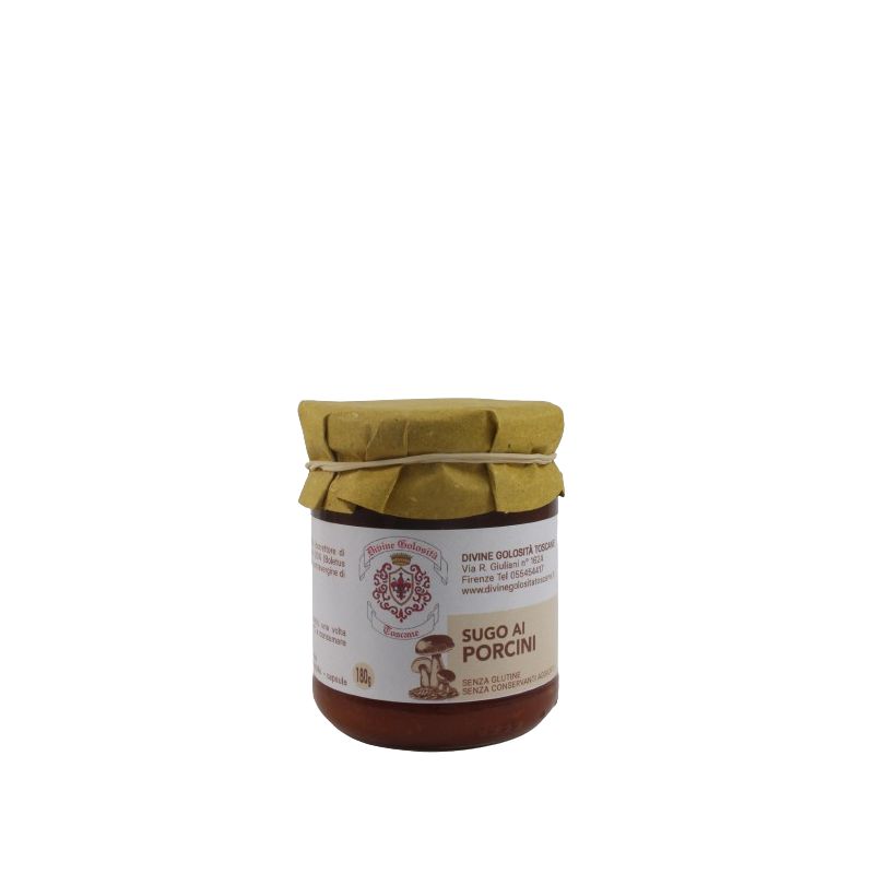 Divine Golosità Toscane Sugo Ai Funghi Porcini  Gr. 180 Divine Golosità Toscane