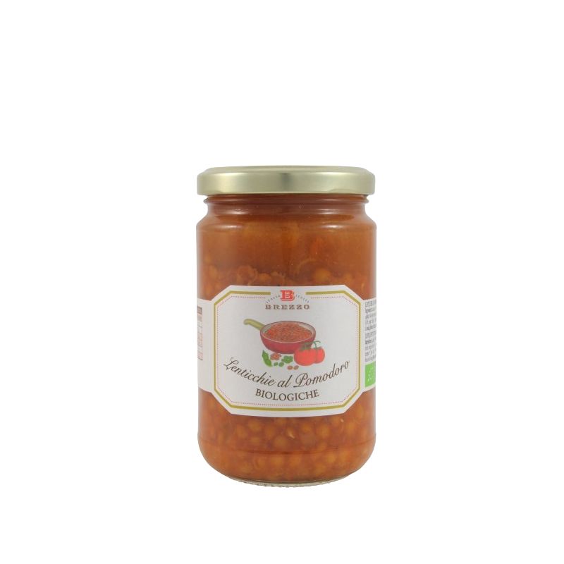 Brezzo Lenticchie Al Pomodoro Biologiche Gr. 300 Divine Golosità Toscane