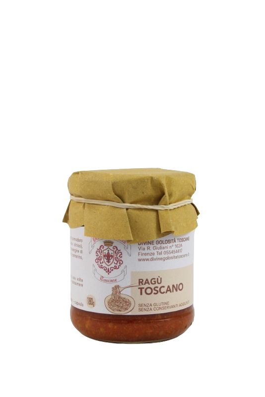 Divine Golosità Toscane Ragù Toscano Gr. 180 Divine Golosità Toscane Divine Golosità Toscane Ragù Toscano Gr. 180 Divine Golosità Toscane