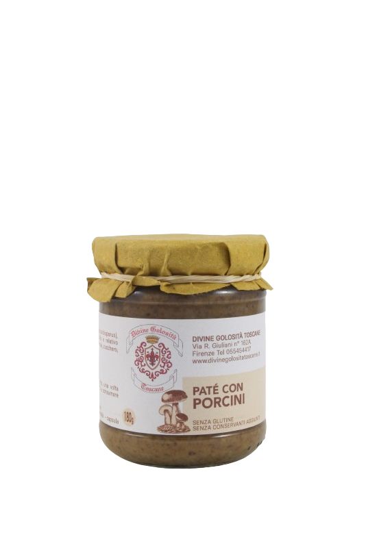 Divine Golosità Toscane Patè Con Porcini Gr. 180 Divine Golosità Toscane Divine Golosità Toscane Patè Con Porcini Gr. 180 Divine Golosità Toscane