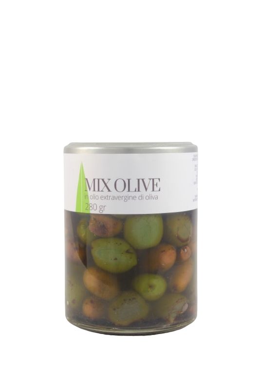 Officina Di Campagna Mix Di Olive In Olio Extravergine Gr 280 Divine Golosità Toscane