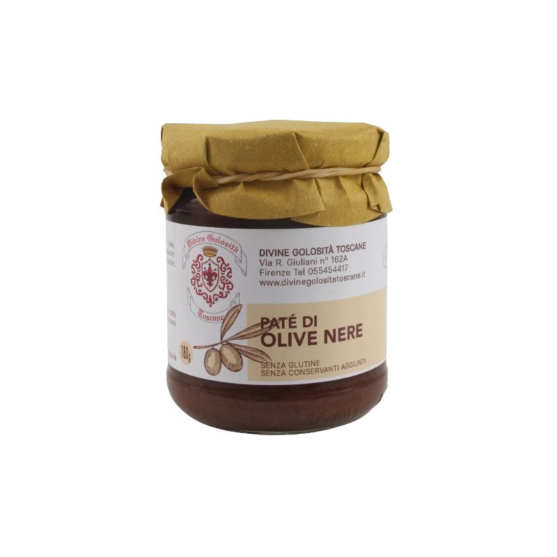 Divine Golosità Toscane Crema Di Olive Nere Gr. 180 Divine Golosità Toscane