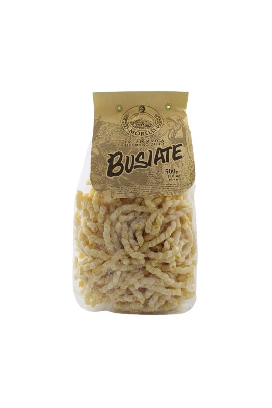 Antico Pastificio Morelli Pasta Of Durum Wheat Semolina Busiate Gr. 500 Divine Golosità Toscane