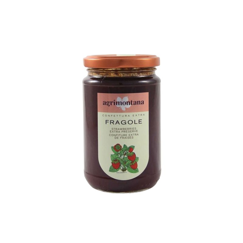 Agrimontana Strawberries Extra Preserve Gr. 350 Divine Golosità Toscane