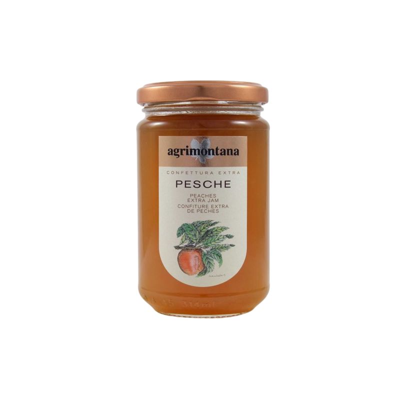 Agrimontana Peaches Extra Jam Gr. 350 Divine Golosità Toscane