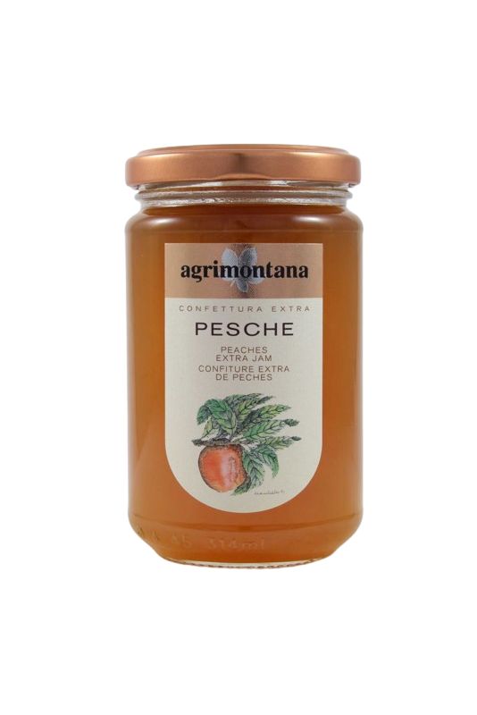 Agrimontana Peaches Extra Jam Gr. 350 Divine Golosità Toscane Agrimontana Peaches Extra Jam Gr. 350 Divine Golosità Toscane