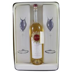 Frescobaldi Grappa Di Luce Invecchiata + 2 Calici Ml. 700 Divine Golosità Toscane