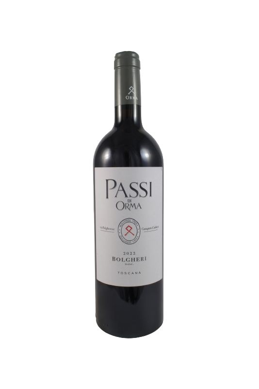 Podere Orma - Passi Di Orma Bolgheri 2022 Ml. 750 Divine Golosità Toscane Podere Orma - Passi Di Orma Bolgheri 2022 Ml. 750 Divine Golosità Toscane