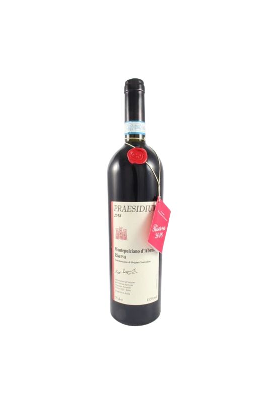 Praesidium - Montepulciano D'Abruzzo Riserva 2018 Ml. 750 Divine Golosità Toscane Praesidium - Montepulciano D'Abruzzo Riserva 2018 Ml. 750 Divine Golosità Toscane