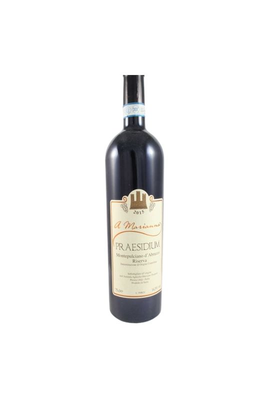 Praesidium - Montepulciano D'Abruzzo A Marianna 2015 Ml. 750 Divine Golosità Toscane Praesidium - Montepulciano D'Abruzzo A Marianna 2015 Ml. 750 Divine Golosità Toscane