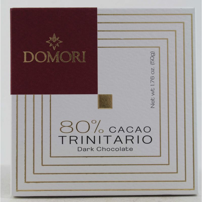 Domori Tavoletta Di Cioccolato 80% Cacao Trinitario Gr. 50 Divine Golosità Toscane
