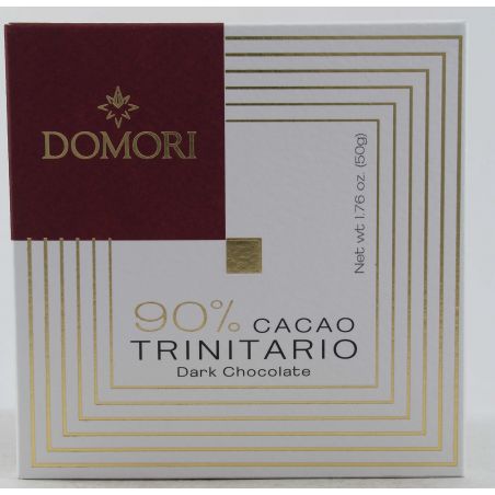 Domori Tavoletta Di Cioccolato 90% Cacao Trinitario Gr. 50 Divine Golosità Toscane