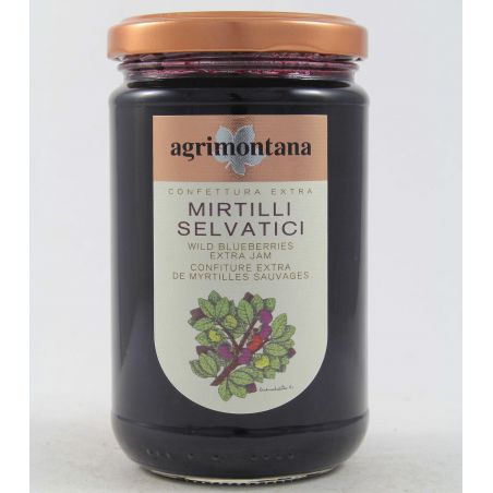 Agrimontana Wild Blueberries Extra Jam Gr. 350 Divine Golosità Toscane