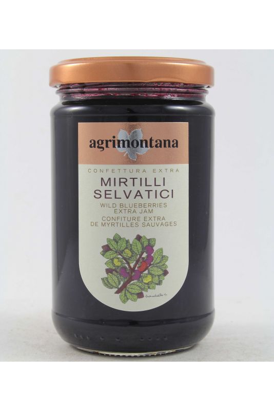 Agrimontana Confettura Extra Di Mirtilli Selvatici Gr. 350 Divine Golosità Toscane