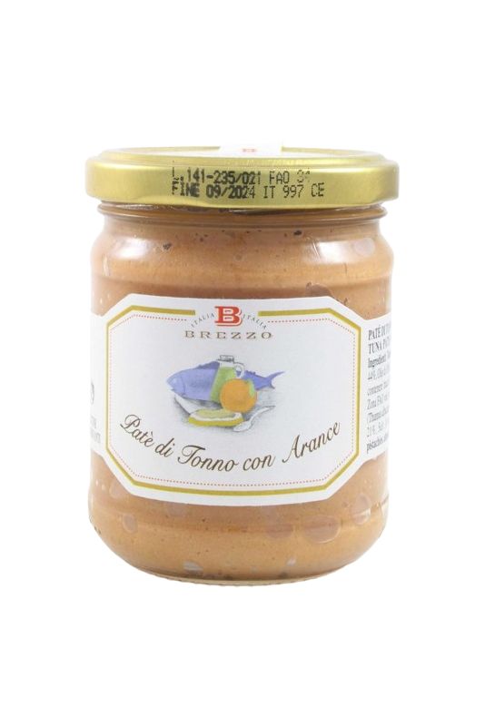 Brezzo Patè Con Tonno E Arancie Gr. 180 Divine Golosità Toscane Brezzo Patè Con Tonno E Arancie Gr. 180 Divine Golosità Toscane
