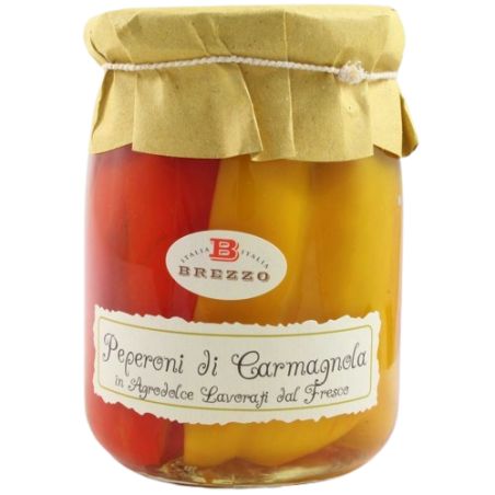 Brezzo Peperoni Di Carmagnola In Agrodolce Gr. 560 Divine Golosità Toscane