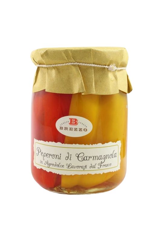 Brezzo Peperoni Di Carmagnola In Agrodolce Gr. 560 Divine Golosità Toscane Brezzo Peperoni Di Carmagnola In Agrodolce Gr. 560 Divine Golosità Toscane