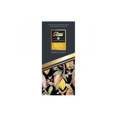 Slitti Tavoletta Gran Cacao 82% Gr. 100 Divine Golosità Toscane