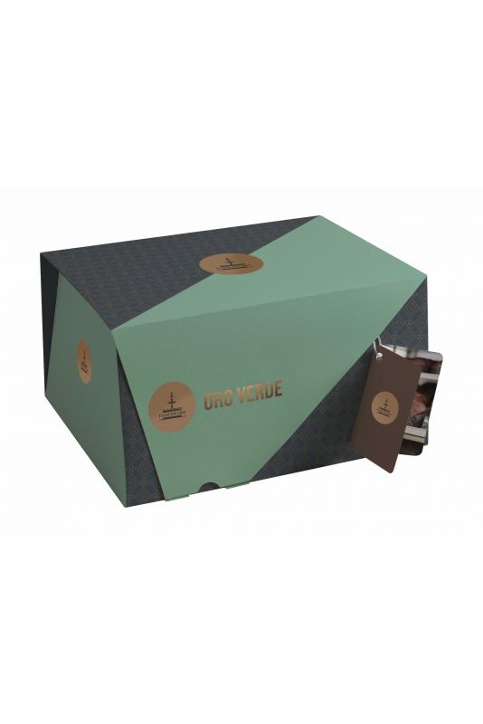 Fiasconaro Panettone Oro Verde E Crema Pistacchio Kg. 1 - Divine Golosità Toscane