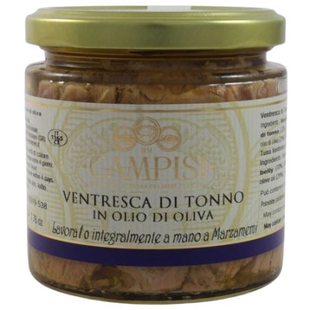 Campisi Ventresca Di Tonno In Olio D'Oliva Gr. 220 Divine Golosità Toscane