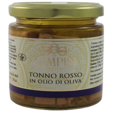 Campisi Tonno Rosso In Olio D'Oliva Gr. 220 Divine Golosità Toscane