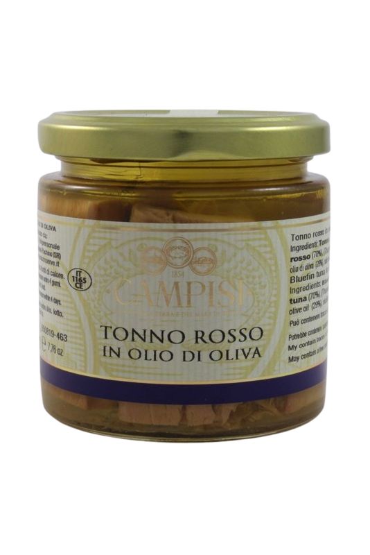 Campisi Bluefin Tuna In Olive Oil Gr. 220 Divine Golosità Toscane Campisi Bluefin Tuna In Olive Oil Gr. 220 Divine Golosità Toscane